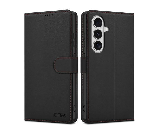 Tech-Protect Wallet Galaxy S26 Black/Red - 1500297 - zdjęcie 3